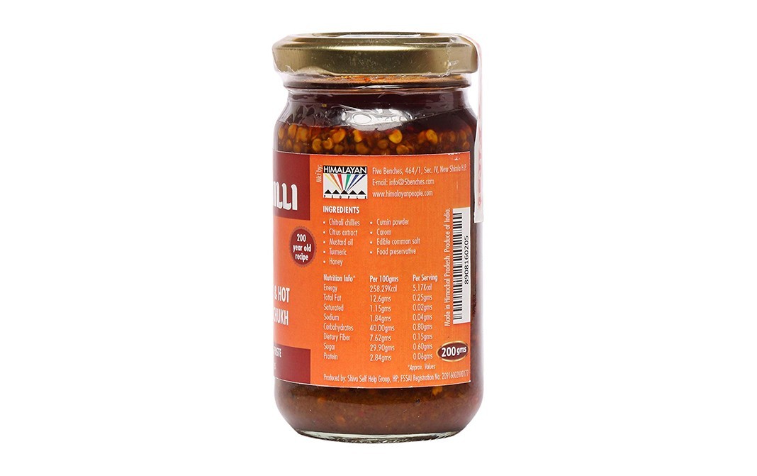 Himachilli Sweet Honey & Hot Chilli Chukh    Glass Jar  200 grams